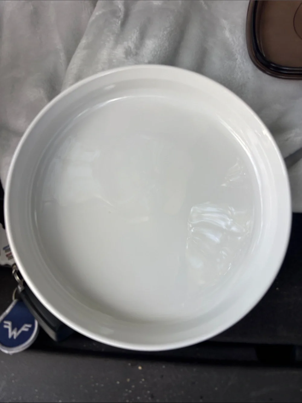 Corningware White Serving Bowl with Printed Mark